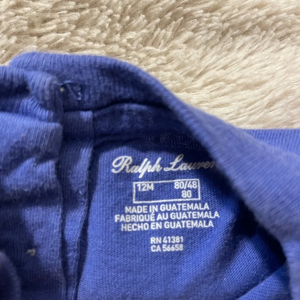 EUC Polo Ralph Lauren Paint Splattered Polo Bear Tunic